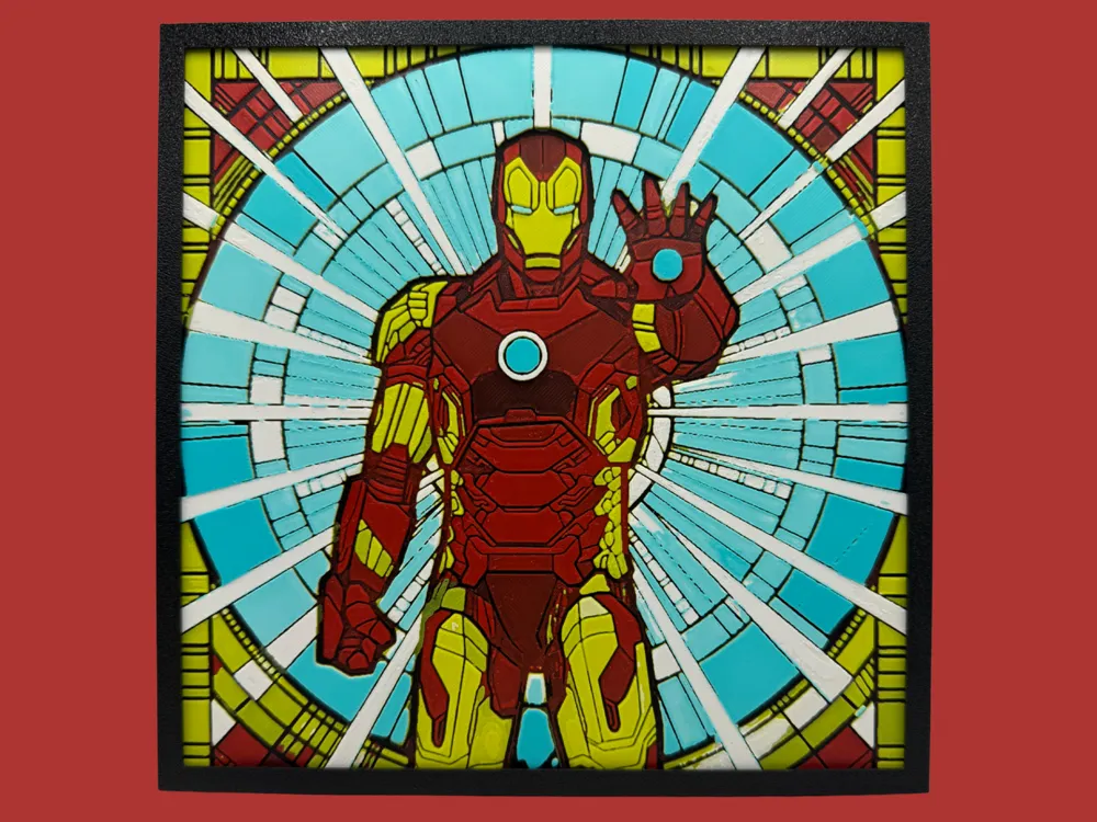 Ironman - Stained Glass Ironman - Stained Glass