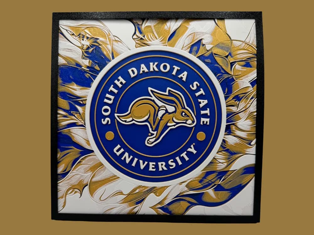 HueForge model: South Dakota State University Hueforge by Canadian Gamer