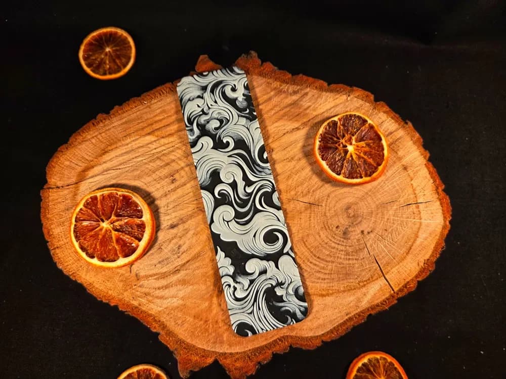 Clouds pattern bookmark - hueforge by EternalDesigns3D HueForge model: Clouds pattern bookmark - hueforge by EternalDesigns3D