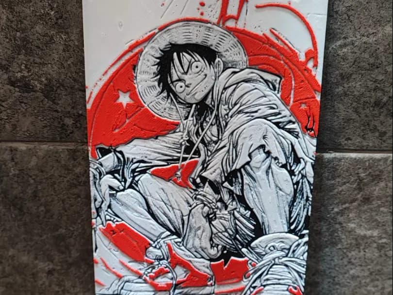 Luffy by Garuda3D HueForge model: Luffy by Garuda3D