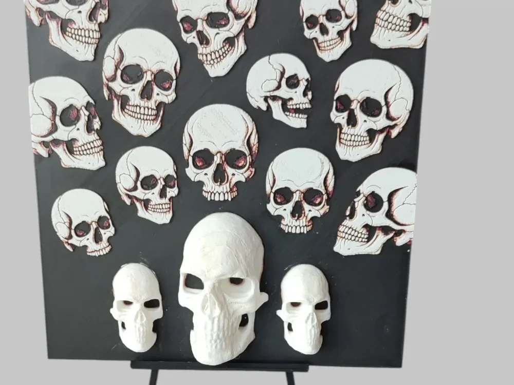 Skull Hueforge by 3DNesy HueForge model: Skull Hueforge by 3DNesy