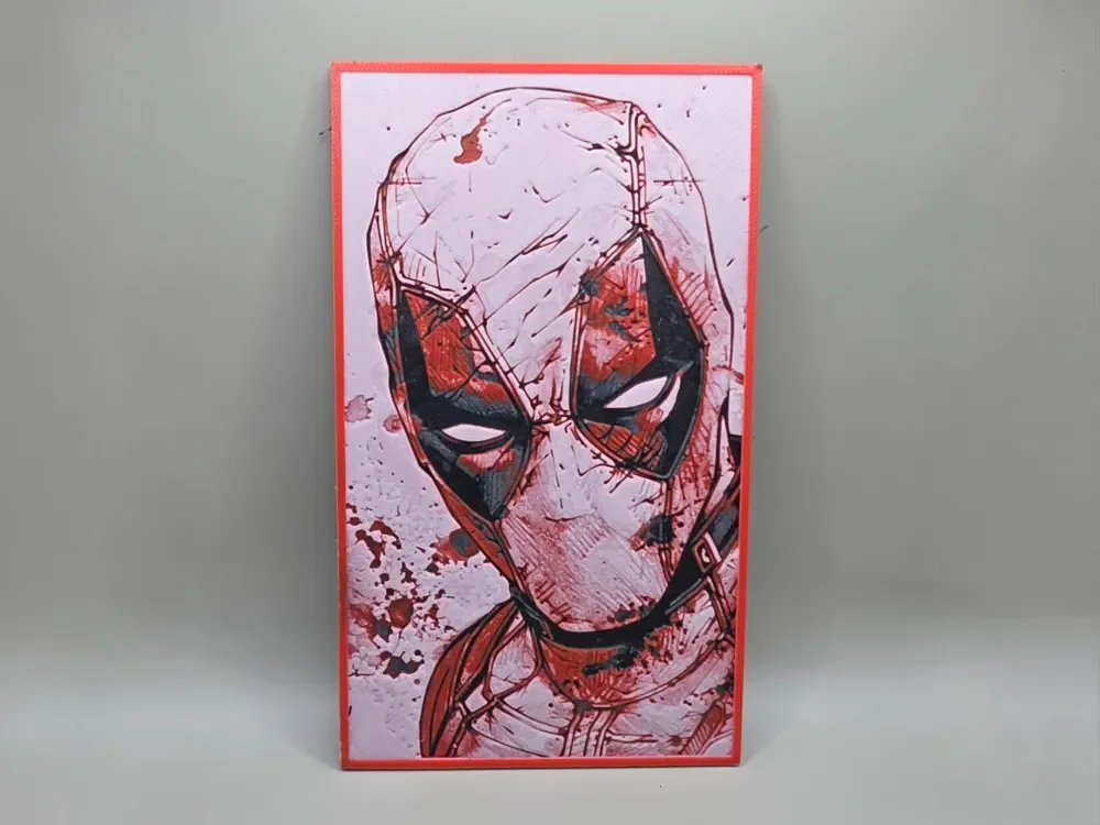 DeadPool - HueForge DeadPool - HueForge