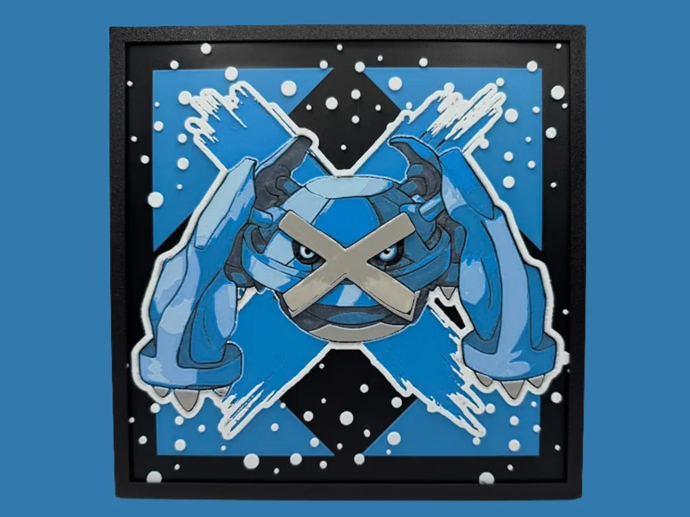 HueForge model: Metagross by Canadian Gamer