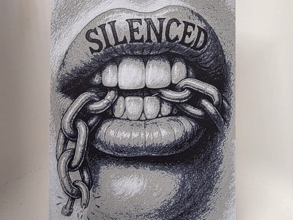 Silenced Hueforge by Morganja HueForge model: Silenced Hueforge by Morganja