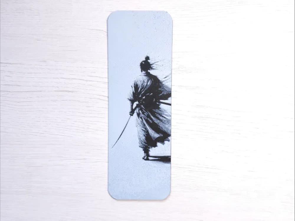 Samurai Bookmark by Atrus Design HueForge model: Samurai Bookmark by Atrus Design