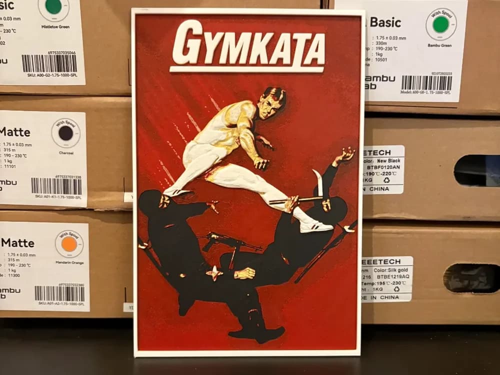 Gymkata Hueforge by Estiv HueForge model: Gymkata Hueforge by Estiv