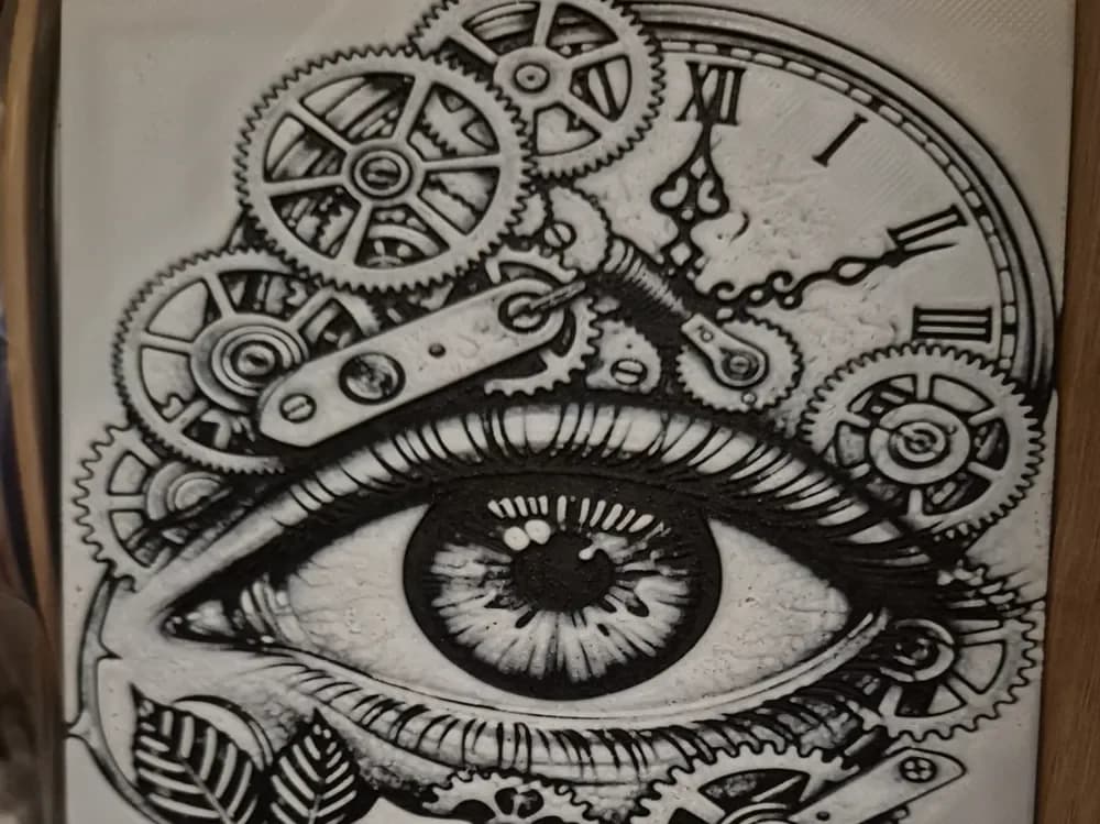 mechanical eye hueforge by Buntsta HueForge model: mechanical eye hueforge by Buntsta