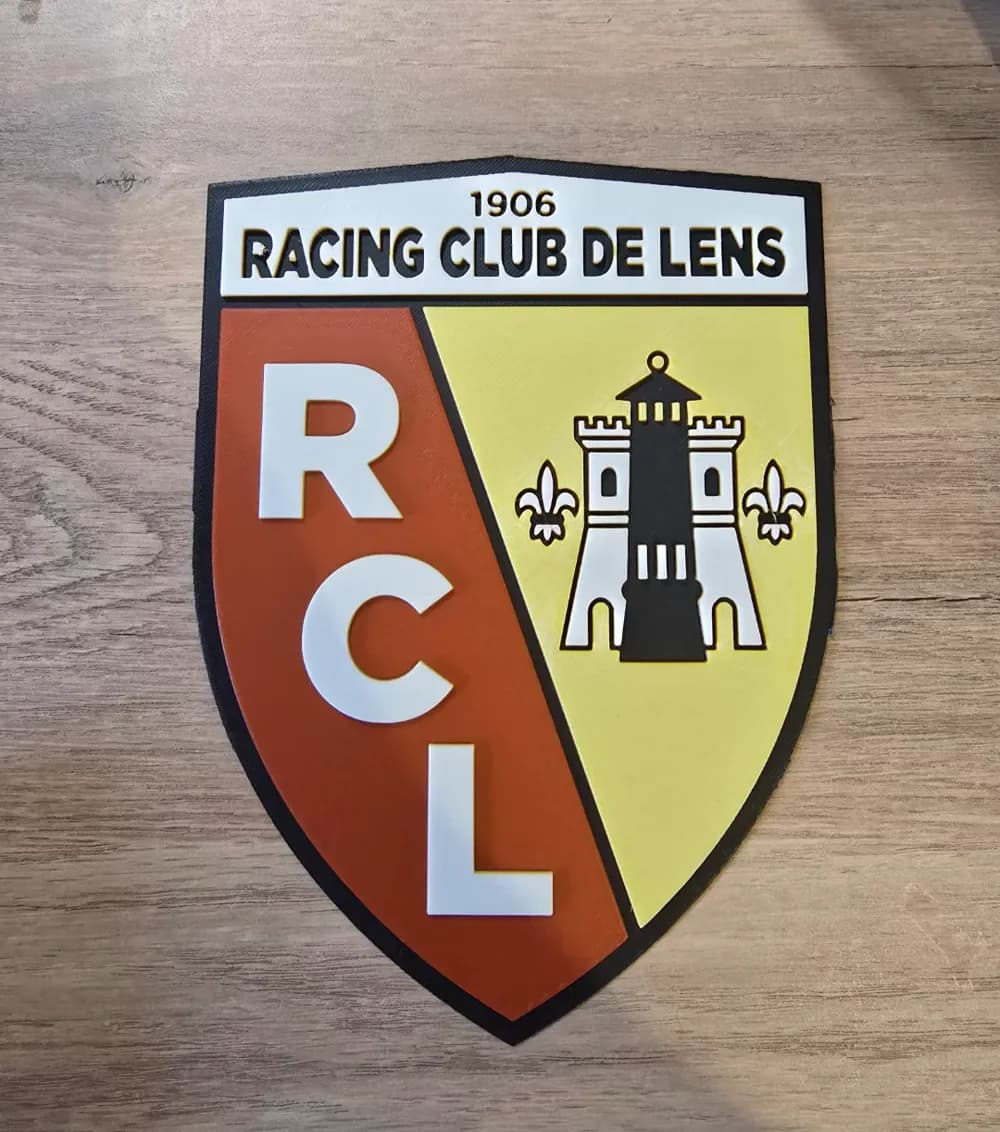 RCL Racing Club de Lens by Kactus Fpv HueForge model: RCL Racing Club de Lens by Kactus Fpv