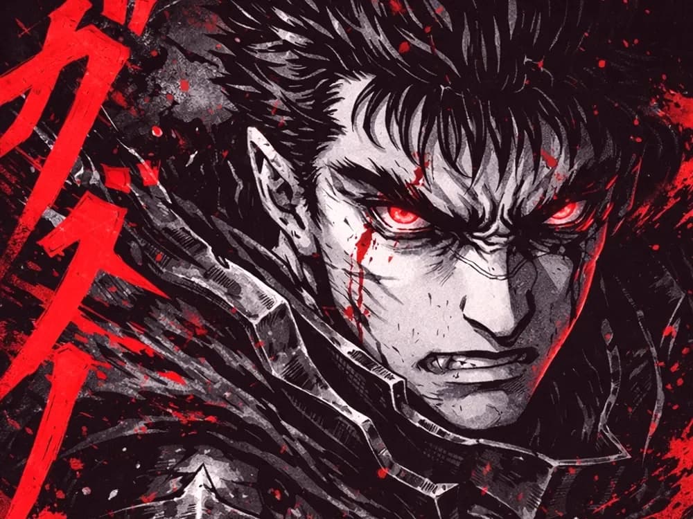 Hueforge – Guts (Berserk) Portrait by Hueforge Maker HueForge model: Hueforge – Guts (Berserk) Portrait by Hueforge Maker