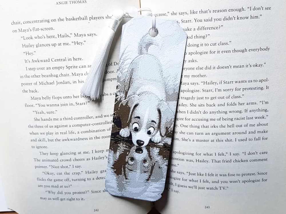 Bookmark. Puppy Reflection by Dame Jo HueForge model: Bookmark. Puppy Reflection by Dame Jo