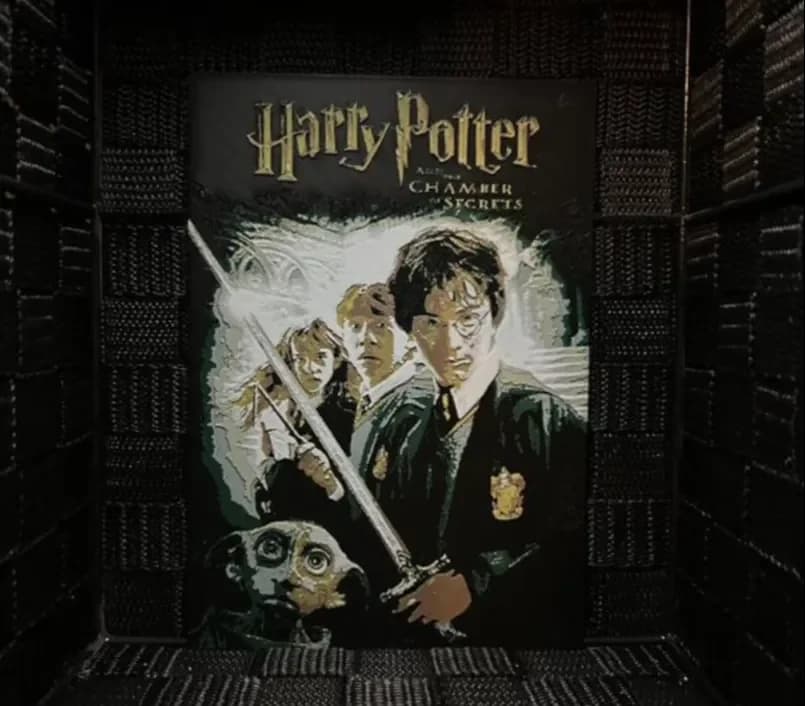 HueForge model: Hueforge Movie Poster -Harry Potter Chamber Secret by JoDau