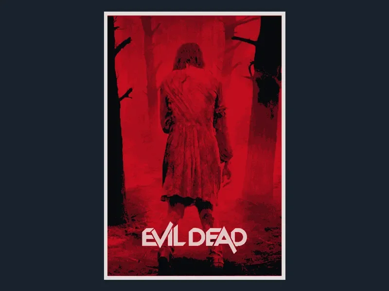 Evil Dead (Movie Poster - HueForge) by HugheCraft HueForge model: Evil Dead (Movie Poster - HueForge) by HugheCraft