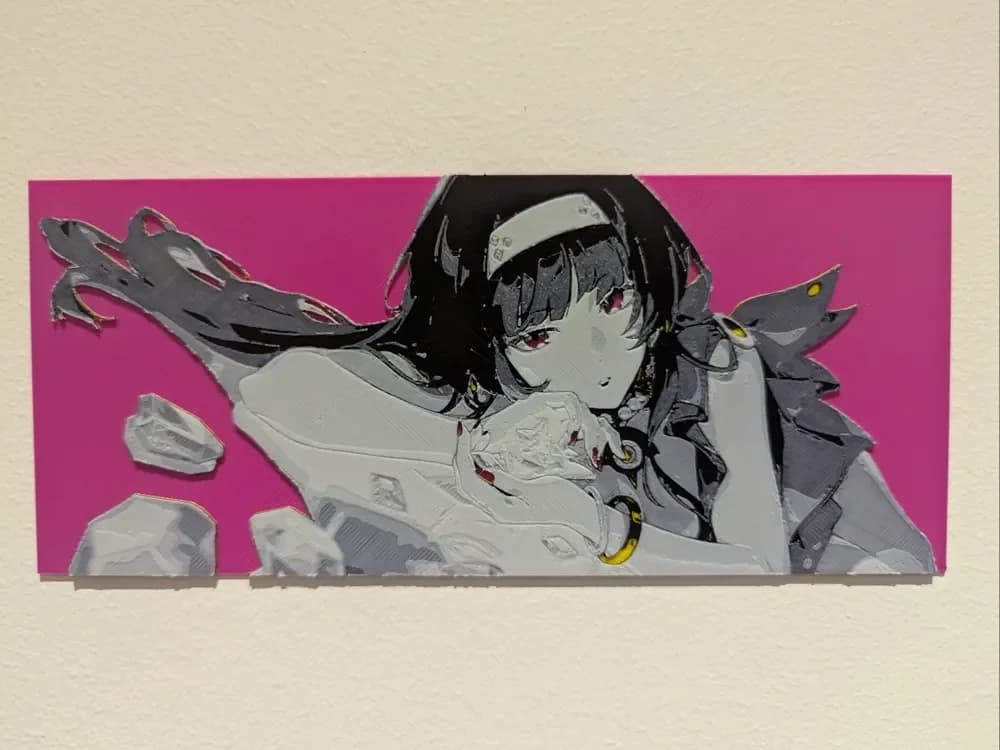 ZZZ Astra Yao Mindscape Hueforge by Razel HueForge model: ZZZ Astra Yao Mindscape Hueforge by Razel