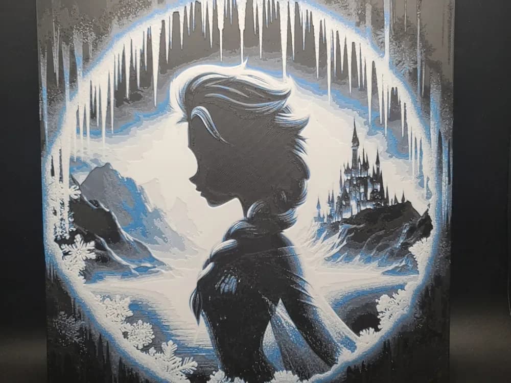 HueForge model: Elsa Inspired Hueforge by the_bearded_jedi