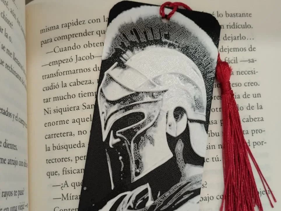 bookmark Spartan by FYTY112 HueForge model: bookmark Spartan by FYTY112