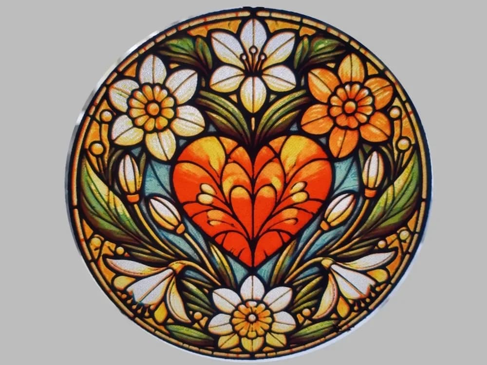 HueForge Stained-glass Valentine 1 by tlavedas HueForge model: HueForge Stained-glass Valentine 1 by tlavedas