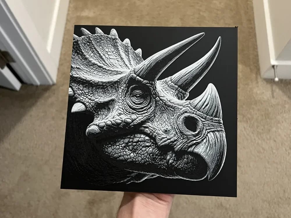 Triceratops Art Hueforge Triceratops Art Hueforge