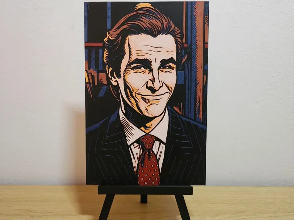 Patrick Bateman American Psycho Hueforge by Opao HueForge model: Patrick Bateman American Psycho Hueforge by Opao