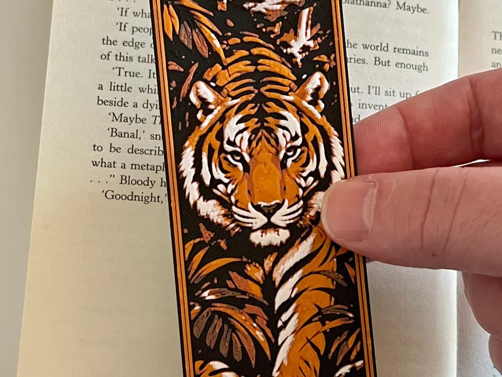 Tiger Bookmark Tiger Bookmark