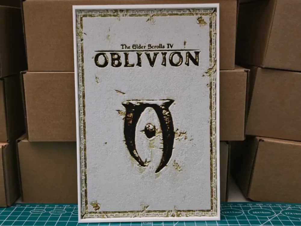 The Elder Scrolls IV: Oblivion - Hueforge Art by Lumpy3D HueForge model: The Elder Scrolls IV: Oblivion - Hueforge Art by Lumpy3D