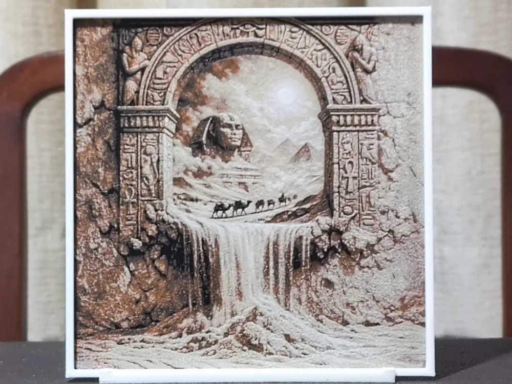 Portal To Egypt - 4 Color HueForge by BoDad HueForge model: Portal To Egypt - 4 Color HueForge by BoDad