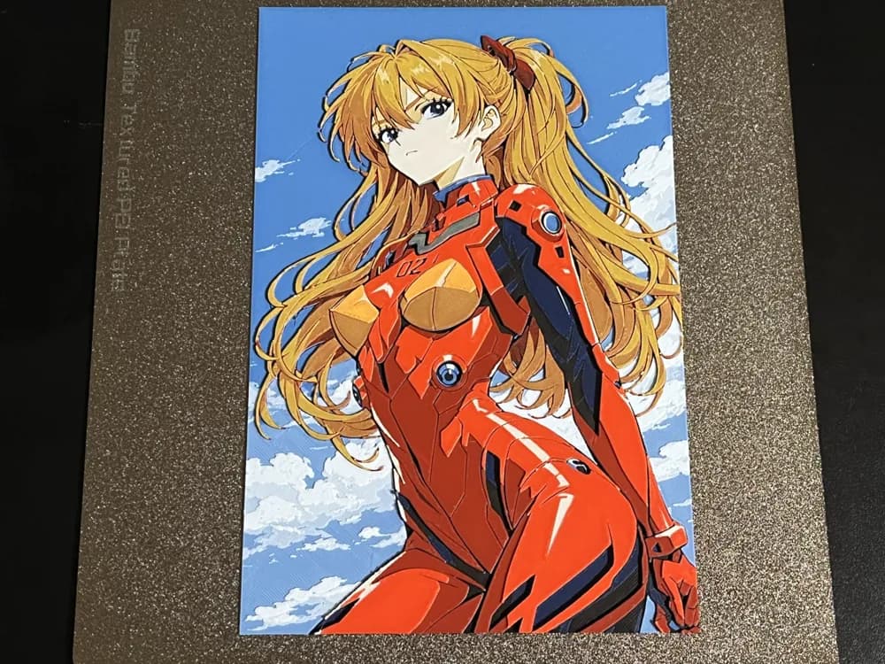 Asuka 02 EVA Hueforge by FantasyZ HueForge model: Asuka 02 EVA Hueforge by FantasyZ