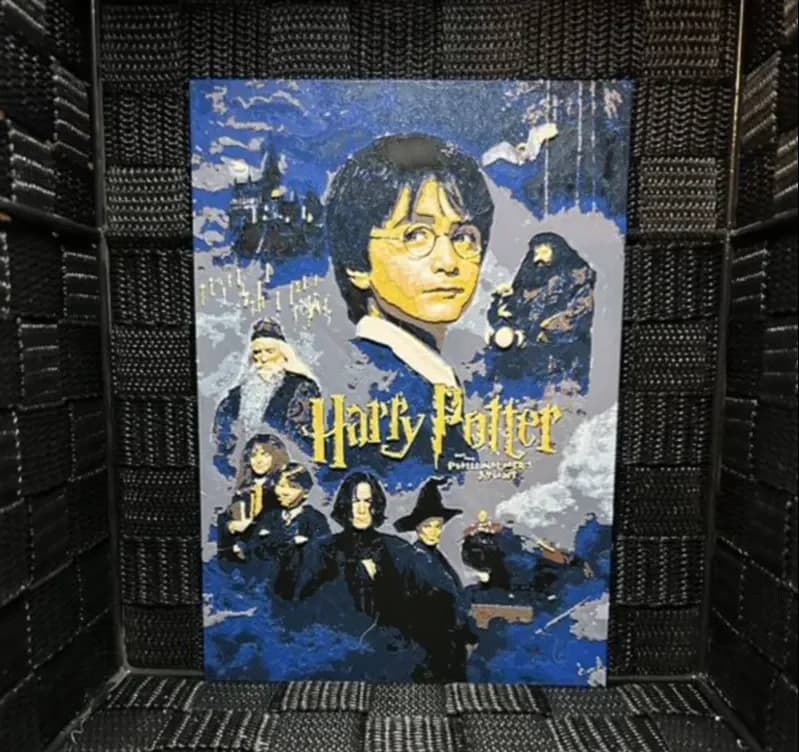 HueForge model: Hueforge Movie Poster - Harry Potter Philo. Stone- by JoDau