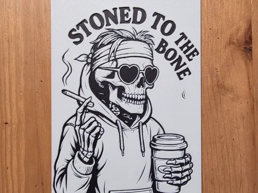 Stoned To The Bone by Morganja HueForge model: Stoned To The Bone by Morganja