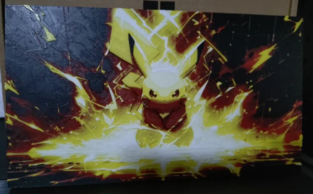 HueForge model: Pikachu II (HueForge) by Asgar3D