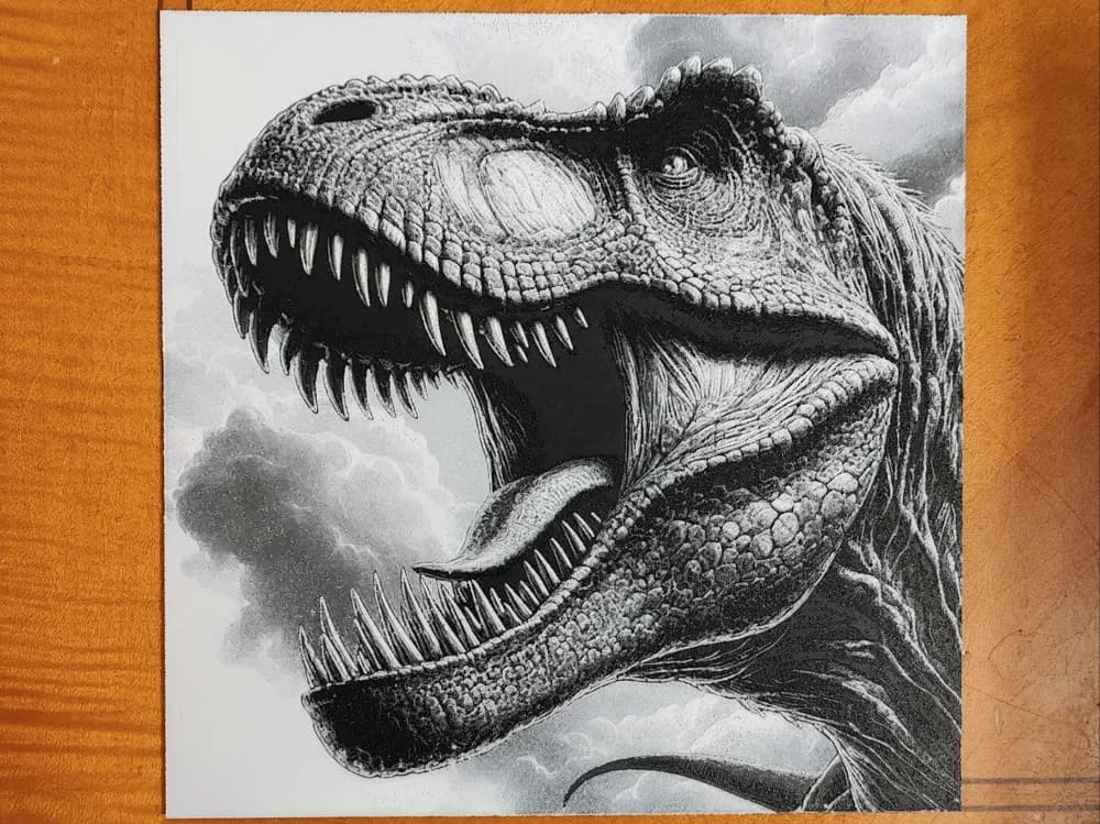 Tyrannosaurus Rex - T-Rex - Hueforge Tyrannosaurus Rex - T-Rex - Hueforge