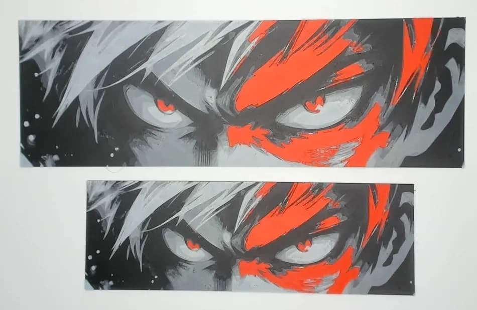 Shoto Todoroki Bookmark (fan art-sized) Shoto Todoroki Bookmark (fan art-sized)
