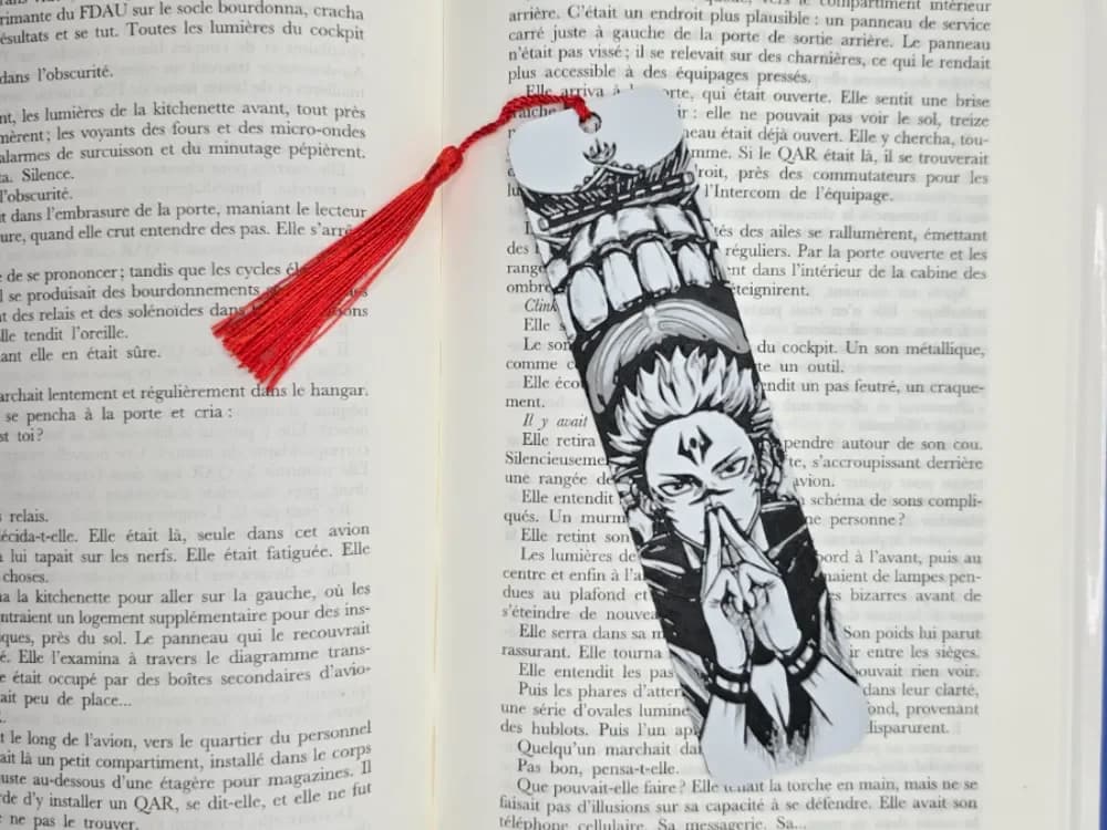 Bookmark Yuji Jujutsu Kaisen by Kactus Fpv HueForge model: Bookmark Yuji Jujutsu Kaisen by Kactus Fpv