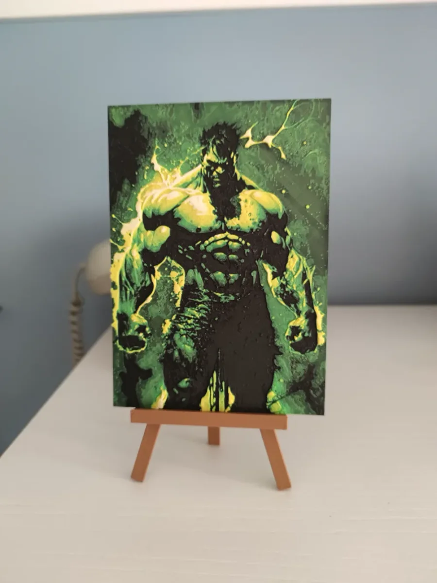 Hueforge Hulk by Litolunar HueForge model: Hueforge Hulk by Litolunar