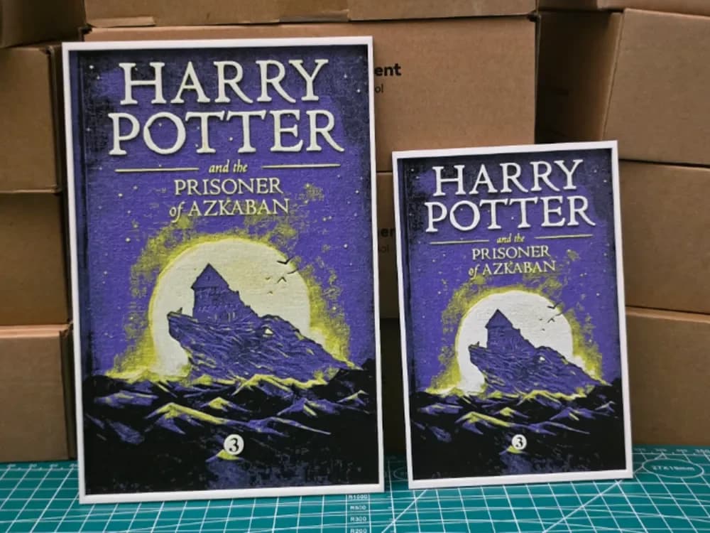 Harry Potter and the Prisoner of Azkaban Poster by Lumpy3D HueForge model: Harry Potter and the Prisoner of Azkaban Poster by Lumpy3D