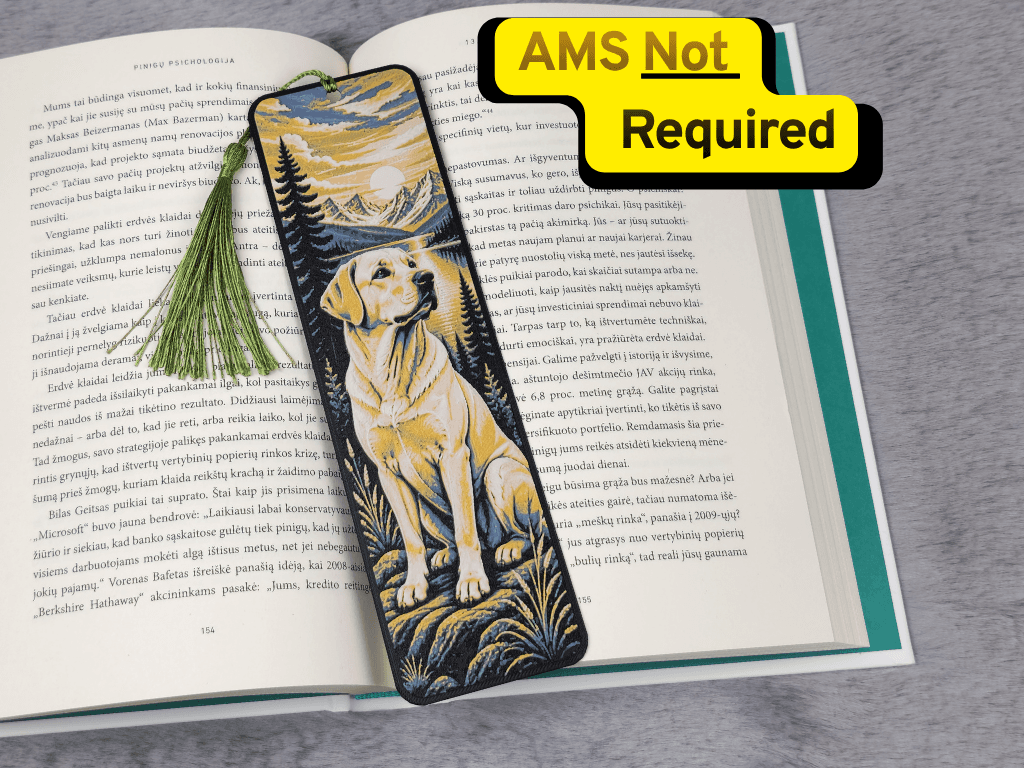 Labrador Mountain Sunset HueForge Bookmark Labrador Mountain Sunset HueForge Bookmark