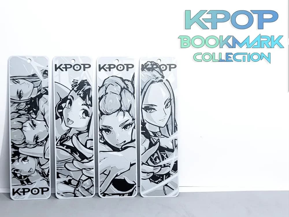 Inspired by K-pop Demon Hunter Netflix Bookmark Inspired by K-pop Demon Hunter Netflix Bookmark