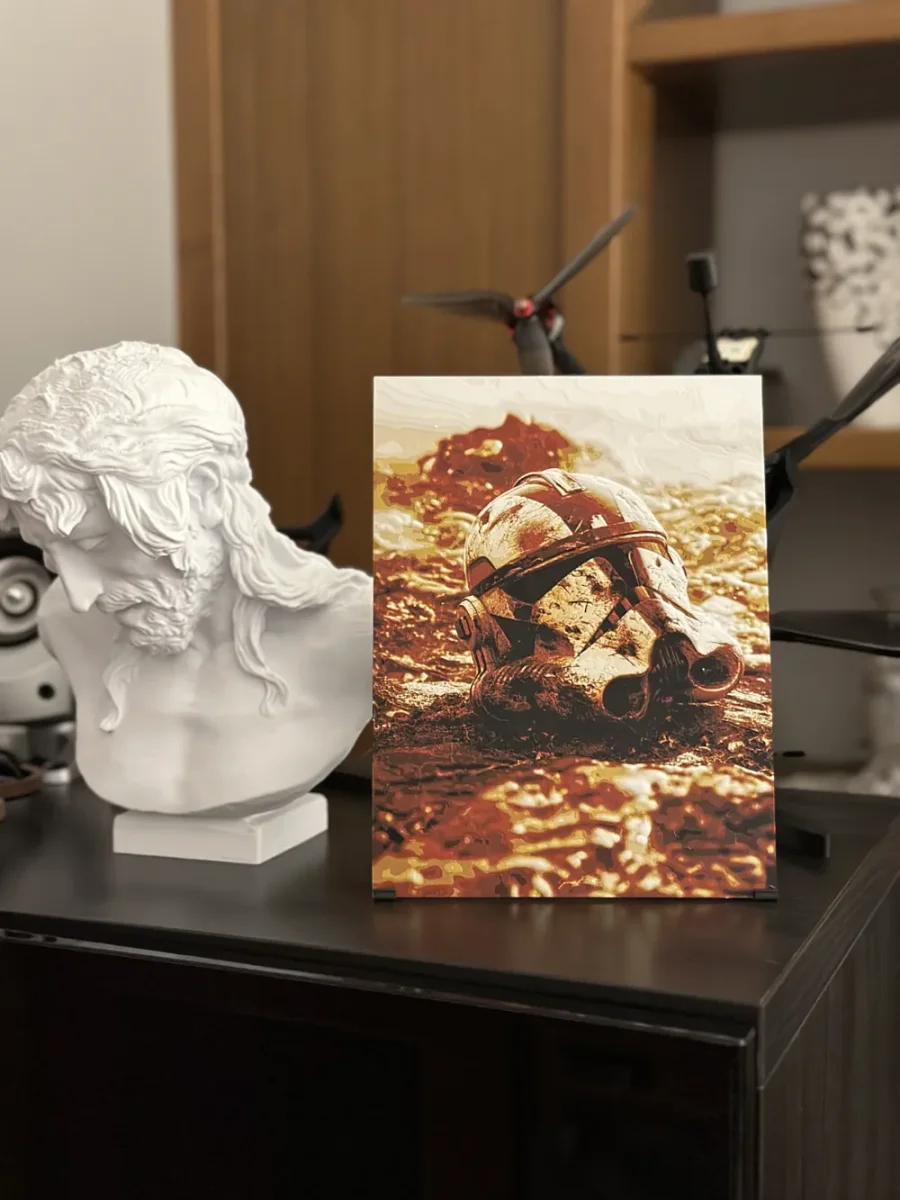 Star Wars HueForge Stormtrooper ends by enricoRE HueForge model: Star Wars HueForge Stormtrooper ends by enricoRE