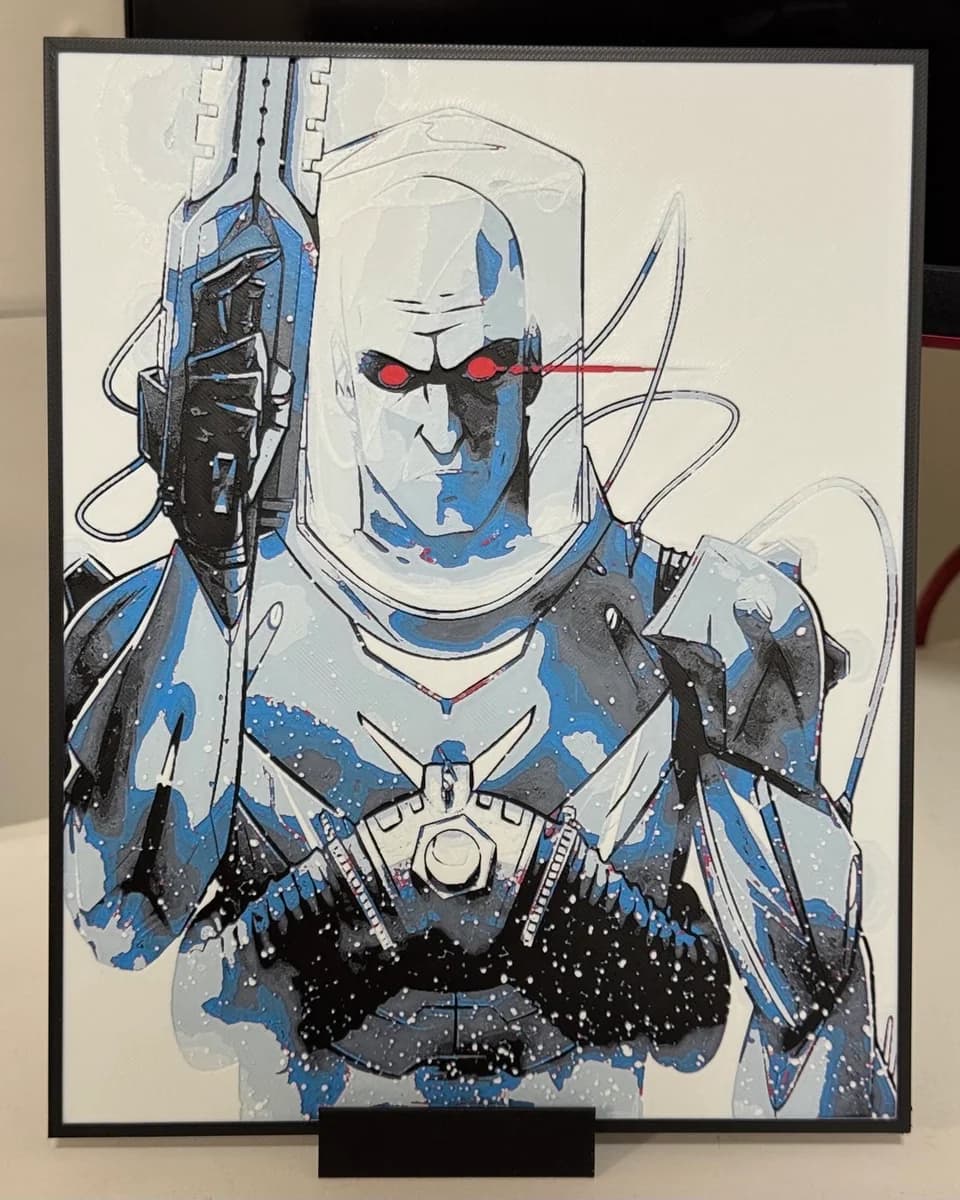 HueForge model: Mr. Freeze by Strata Prints