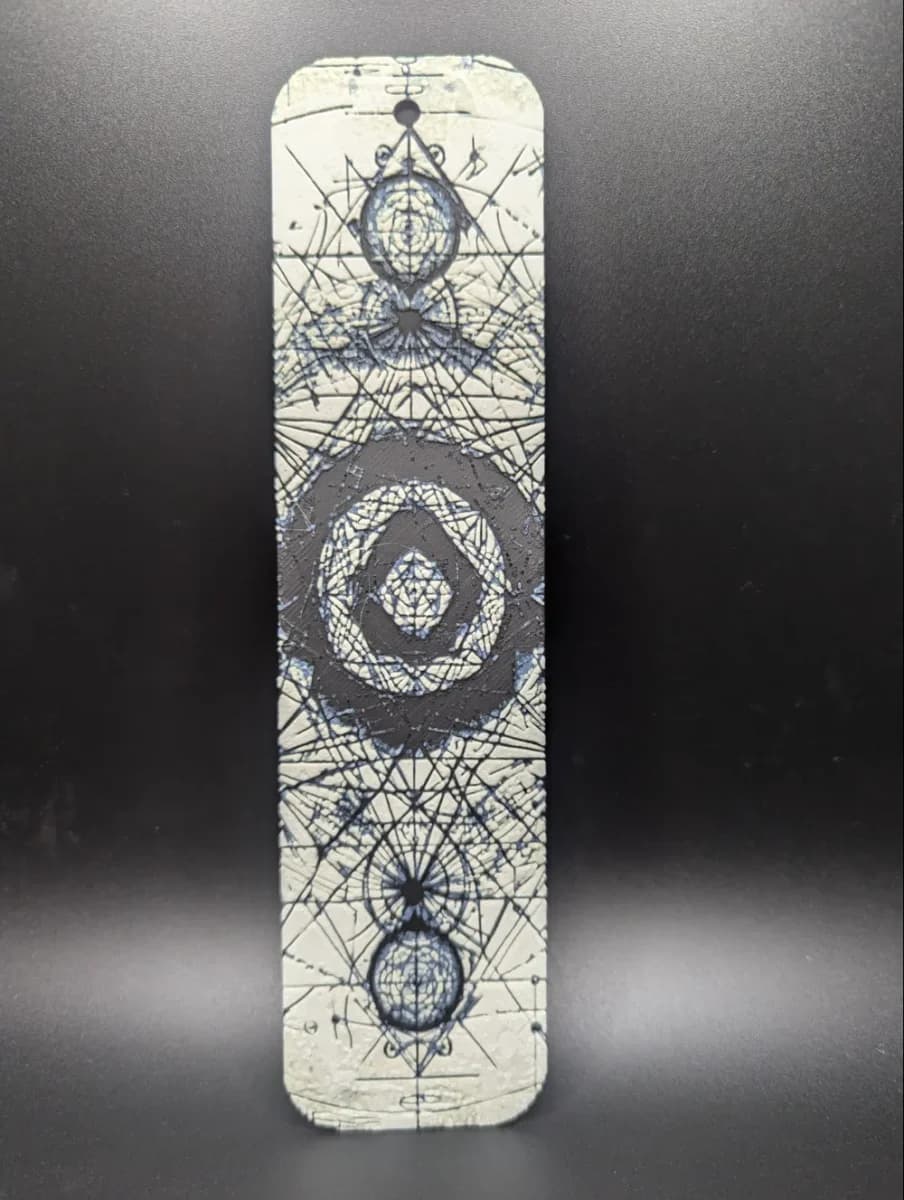 Compass Hueforge Bookmark by the_bearded_jedi HueForge model: Compass Hueforge Bookmark by the_bearded_jedi