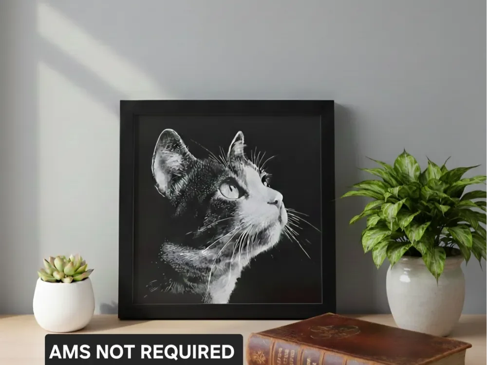 Beautiful Cat Portrait by N0vA Designs HueForge model: Beautiful Cat Portrait by N0vA Designs