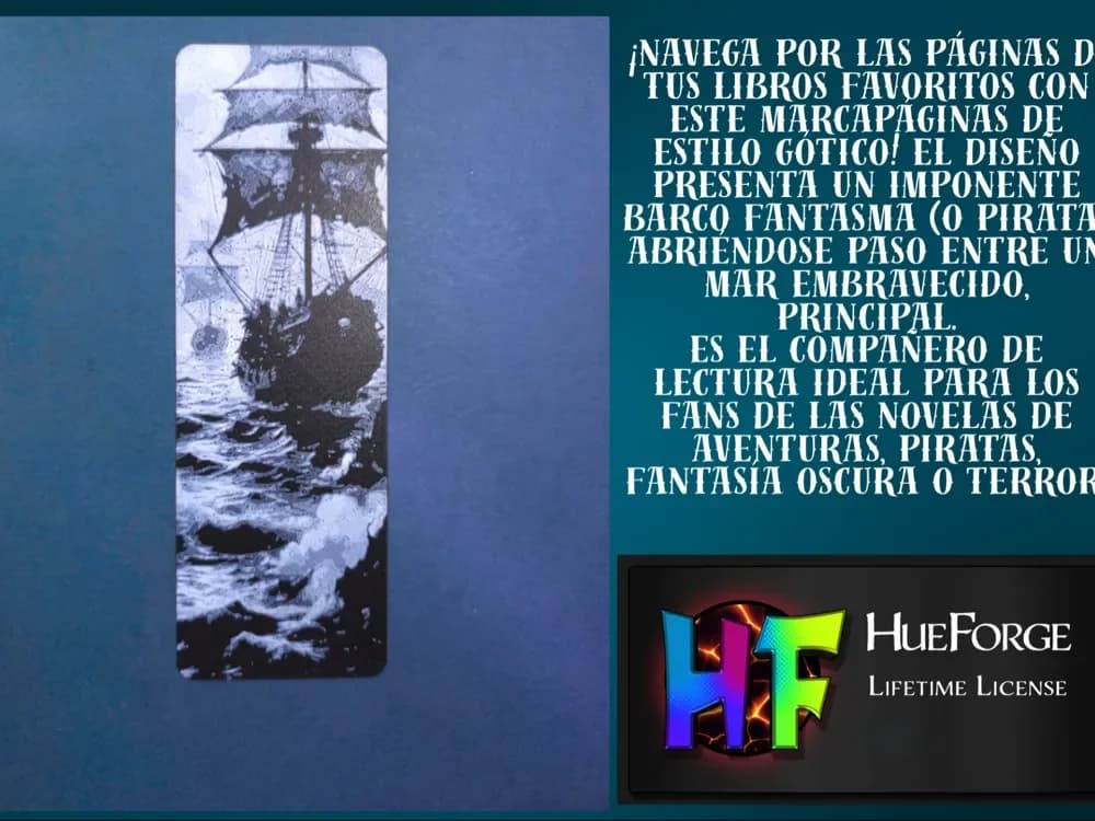 Ghost Ship Bookmark v2 Ghost Ship Bookmark v2