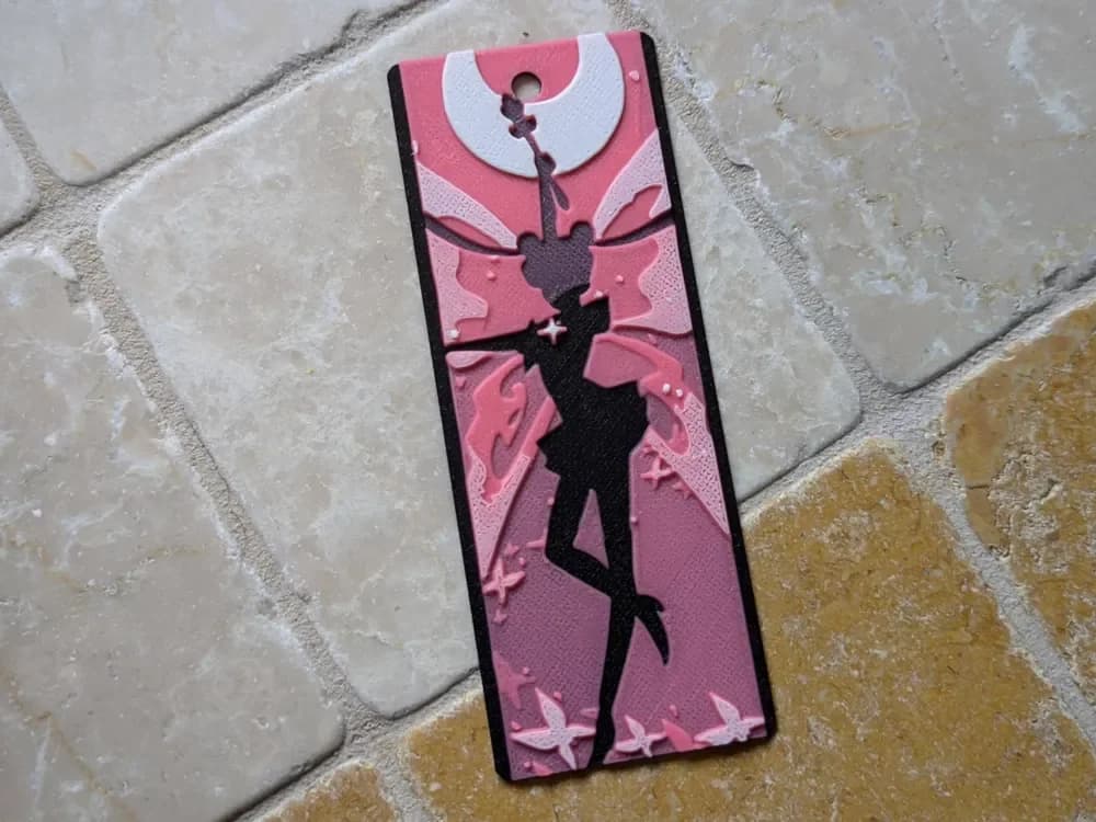 Sailor Moon Bookmark - Hueforge by suaimondi HueForge model: Sailor Moon Bookmark - Hueforge by suaimondi