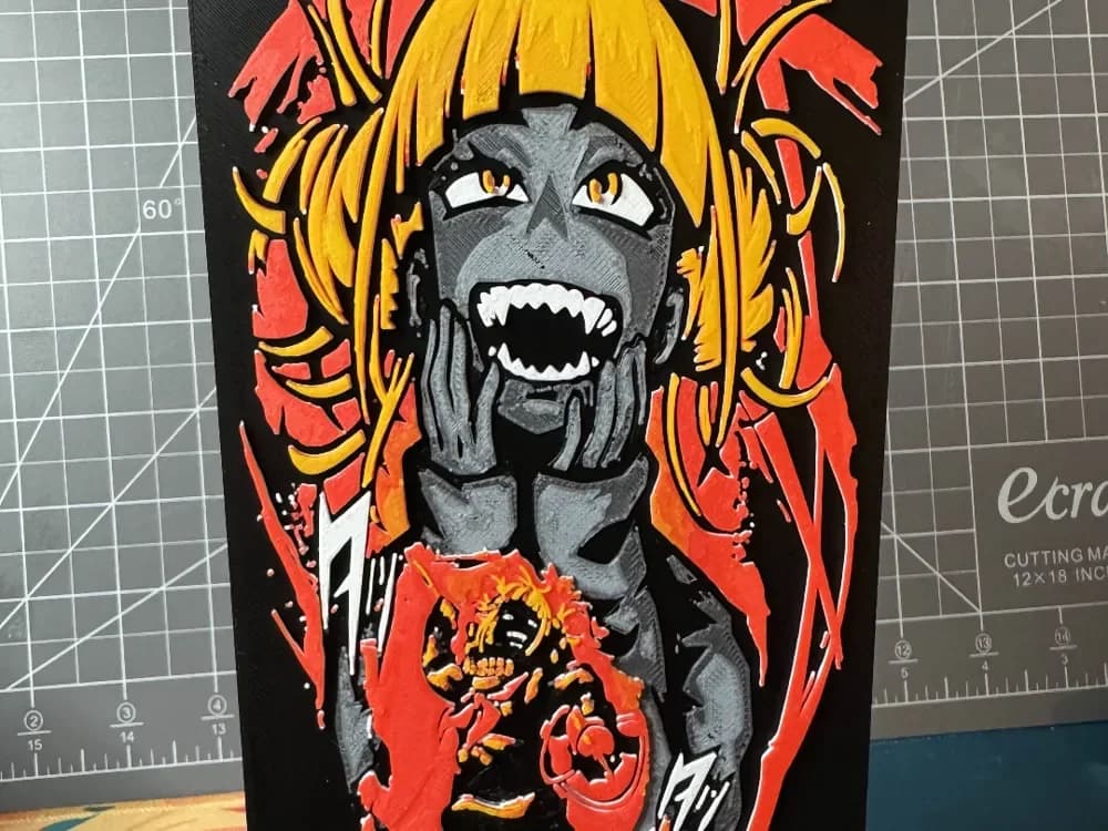 HueForge model: Hueforge of Himiko Toga my hero academia by SBC Creations