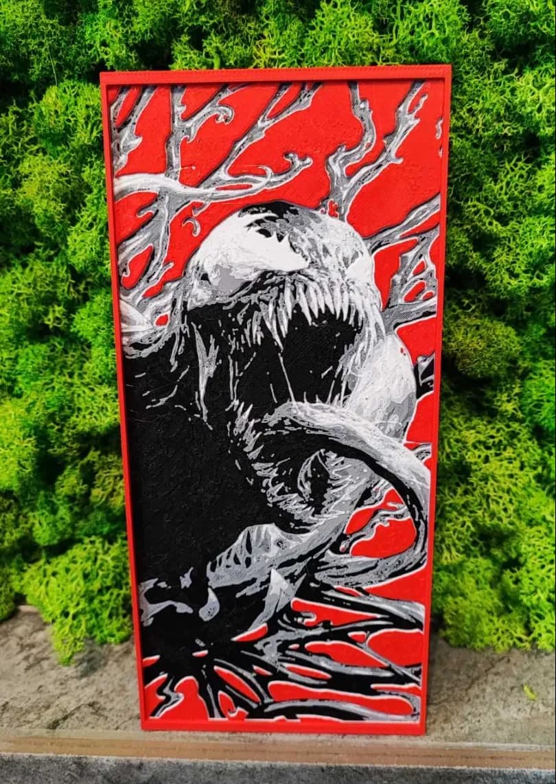 Brutal Venom by Garuda3D HueForge model: Brutal Venom by Garuda3D