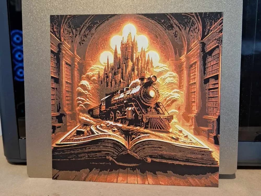 Train to hogwarts booked - Hueforge - 4 colours Train to hogwarts booked - Hueforge - 4 colours