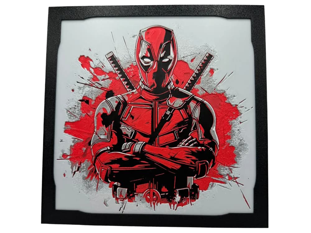 HueForge model: Deadpool - Hueforge by Canadian Gamer