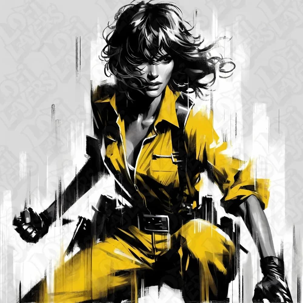 April O'Neil Hueforge by LoFi Layers HueForge model: April O'Neil Hueforge by LoFi Layers