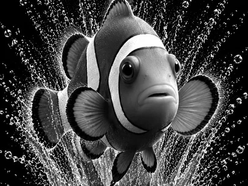 bookmark clownfish/collectible card EASY PRINT bookmark clownfish/collectible card EASY PRINT