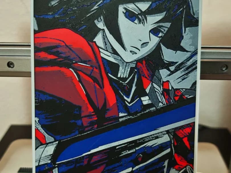 HueForge model: Demon Slayer - Giyu Tomioka hueforge by bzz999