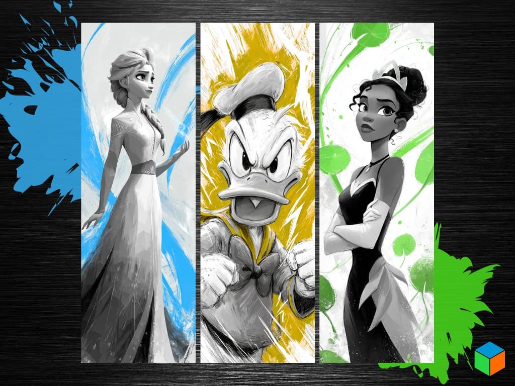 Tiana Bookmark by 3D Prints By Vic HueForge model: Tiana Bookmark by 3D Prints By Vic